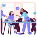 Office meeting icon